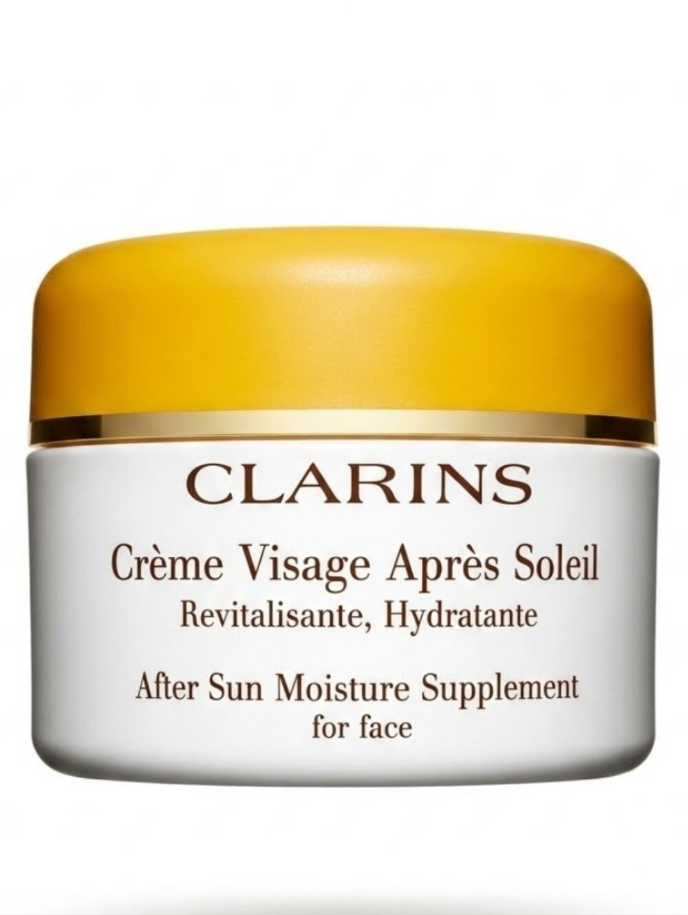 Clarins "Creme Visage Apres Soleil" After Sun Moisture Supplement For Face 1.4oz